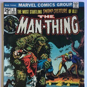 Man-Thing #5 (May 1974, Marvel) Night of the Laughing Dead!